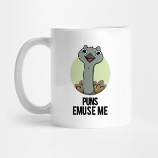 Puns Emuse Me Funny Emu Pun Mug